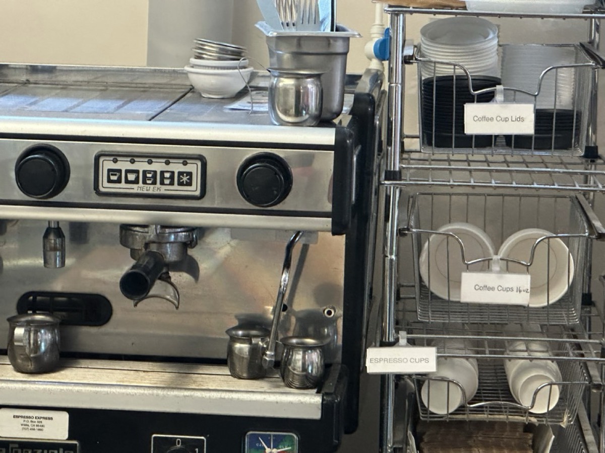 The Mercato espresso machine and coffee bar